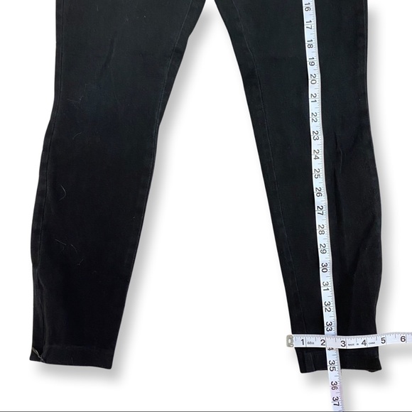 Spanx Black Denim Ankle Pants Sz Small Petite - Picture 3 of 8
